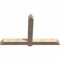 Ekena Millwork Eugene Smooth Timber Gable Bracket, Douglas Fir, 72"W x 45"H x 5 1/2"D x 5 1/2"F, 15/12 Pitch GBW072X45X0606EUG00SDF - alternate 2